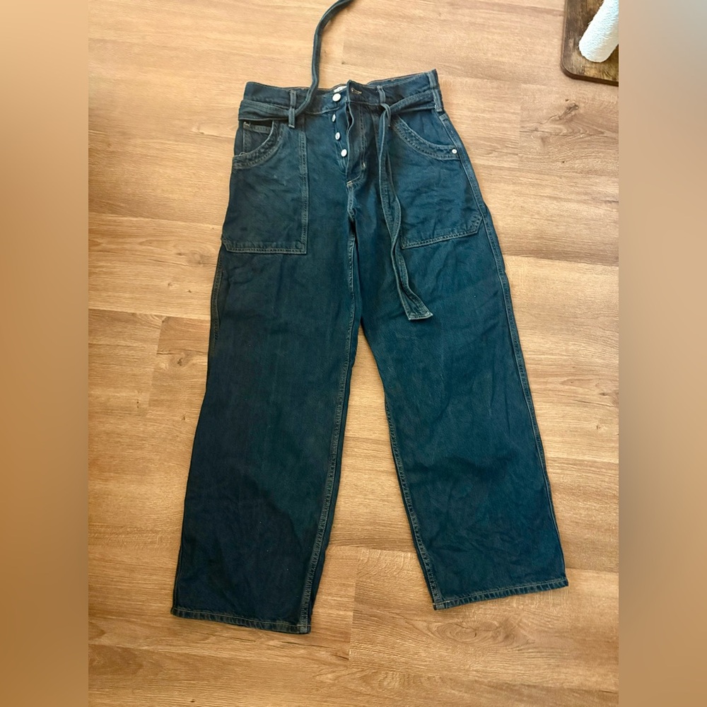 We The Free Navy Denim Pants